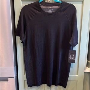 Fabletics Training Day Black Crew Neck Short Sleeve Tee